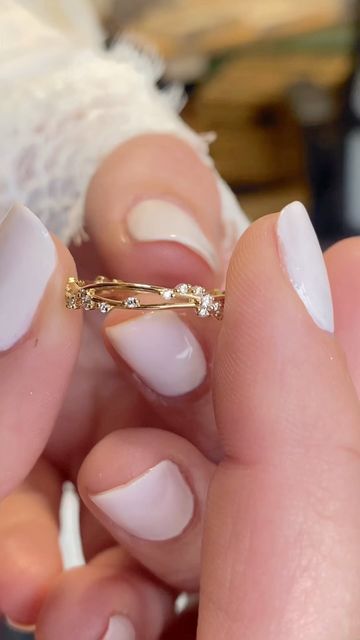 Melanie Casey Fine Jewelry on Instagram: "We finally finished the sample!  Meet the new Garden Ring. This is an infinity-inspired diamond band that we designed live here on Instagram together for Diamond Friday. I’m in love." Garden Ring, Earrings Huggies, Melanie Casey, 5 Fingers, Jewelry Styling, New Garden, Diamond Band, Fresh Start, Ring Finger