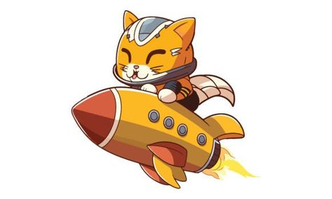 Tiger Riding a Rocket Vector Rocket Illustration, Rocket Ride, Printable Illustrations, The Tiger, Creative Fabrica, Linux, Rocket, Click Here, Mac