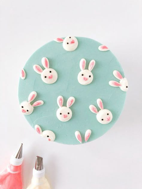 Easter Themed Cakes, Easter Cake Designs, Easter Desserts Cake, Easter Cake Easy, Easter Cake Ideas, Cute Easter Desserts, Easter Cake Decorating, Bunny Birthday Cake, Bento Cakes