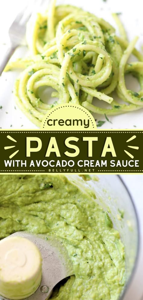 Creamy Avocado Pesto Pasta, Avocado Pasta Sauce, Pasta With Avocado, Avocado Sauce Pasta, Avocado Recipes Pasta, Avocado Cream Sauce, Creamy Avocado Pasta, Creamy Avocado Sauce, Healthy Sauces