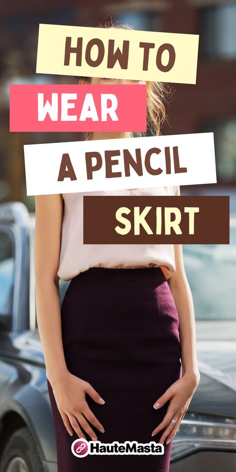 A pencil skirt is a versatile piece that can be dressed up or down for any occasion. Check out these tips on how to wear a pencil skirt for any occasion! Fitted Pencil Skirt Outfits, Black Slim Skirt Outfit, How To Wear Pencil Skirt, How To Style A Black Pencil Skirt, Pencil Skirt Interview Outfit, Summer Pencil Skirt Outfits, Pencil Skirt Ideas Outfit, Business Casual Pencil Skirt Outfits, How To Style A Pencil Skirt Work