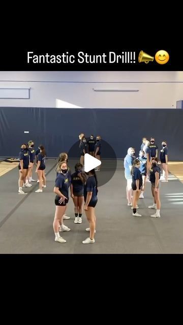 Cheerleading Coaching Center on Instagram: "Here is a fantastic cheerleading stunt drill to perfect your skills and your timing! @vu_stunt 👍📣😊  🌟🌟🌟🌟🌟 ATTENTION CHEERLEADING COACHES:   Would you love some help with your season?  How about ALL of your curriculum in 1 place - including Music?!   Now is the time to check out the Cheerleading Coaching Center TODAY and let us help you make your season more Productive, Easier and More FUN!!!   Get your FREE access for 24 hours to Check it ALL out at CheerleadingCOACHINGCenter.com - Link in Bio 📣👍😊  🌟🌟🌟🌟🌟 #CheerandDanceOnDemand #CheerleadingOnDemand #LearnToCheerAtHome #cheer #cheerleader #cheerleading #cheerlife  #cheerleaders #cheerbow #cheercoach #cheercoaches #cheercaptain #cheermom #cheerleadingjewelry #cheerleadinggift #ameri Cheer Flip Stunt, Football Game Cheer Stunts, Cheer Lock In Ideas, Easy But Cool Cheer Stunts, Cheerleading Pyramids Level 1, Anything But Poms Cheer Practice, Cheer Showcase Ideas, Ruby Slipper Cheer Stunt, Cheer Binder Ideas