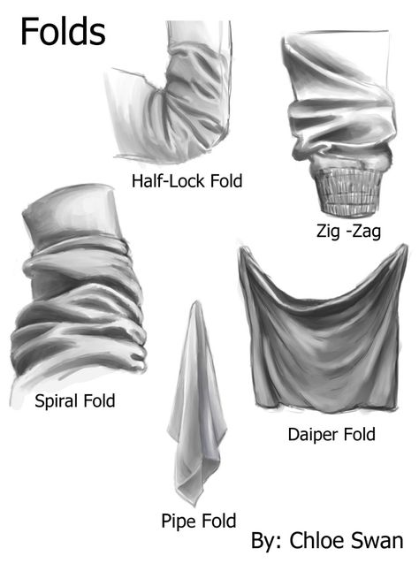 Cloth Texture Drawing, Illustration Art Tutorial, Drapery Drawing, Types Of Folds, Daily Doodles, Fashion Illustration Tutorial, Fashion Illustration Collage, Fashion Design Books, Clothing Reference