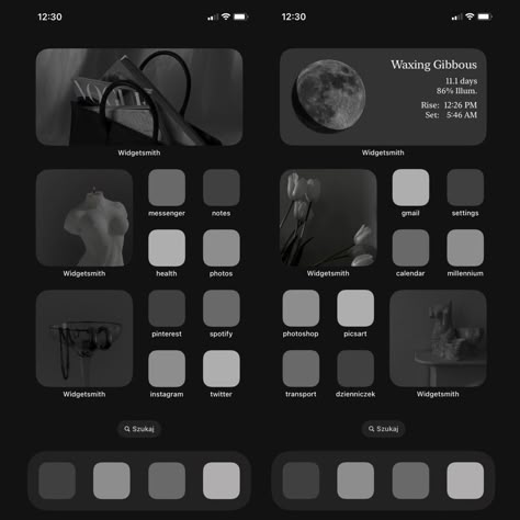 Dark Mode Aesthetic, Iphone Dark Theme, Valentines Widgets, Iphone Home Screen Aesthetic, Mode Aesthetic, Widgets Iphone, Iphone Wallpaper Cute, App Home Screen, Android Wallpaper Dark