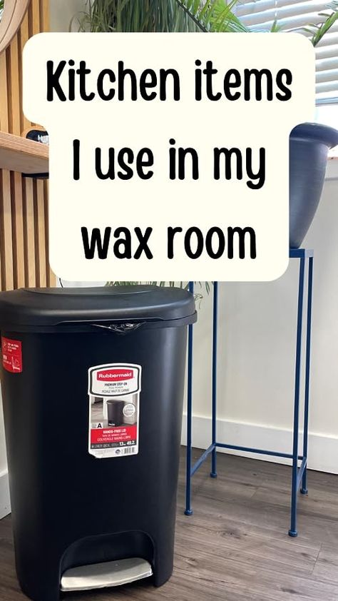 Wax Station Ideas Hair Salons, Waxing Trolley Set Up, Ikea Esthetician Room, Wax Cart Setup, Salon Wax Station Ideas, Wax Studio Decor, Wax Salon Decor, Wax Cart Ideas, Wax Room Decor Ideas