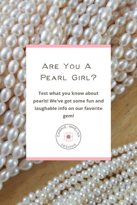 Get our top 10 facts on every classy girls' favorite gem - the pearl! From heirloom quality design to pins for hair, we love all things pearl. Stop what you're doing and read these fun and funny facts on pearls!  #jewelryinfo #pearls #jewelryinformation #jewelrycare Quotes About Pearls, Pearls Quotes, Pearl Quotes, Pearl Name, Top 10 Facts, Pins For Hair, Jewelry Business Card, Daughter Day, Creating Business