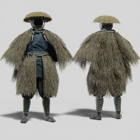 ArtStation - MEDIEVAL Japanese People Rigged Ninja Japan, Medieval Japanese, Medieval Japan, Armor Clothing, Character Clothing, Concept Clothing, Substance Painter, Japanese People, Armor Concept