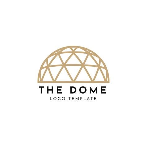 Modèle De Conception De Logo De Dôme | Free Vector #Freepik #freevector #logo-personnel #logotype #logo #logo-design Logo Templates, Logo Design, ? Logo, Design, Logos