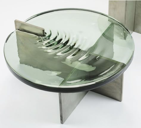 Mario Botta, Striped Vase, Verre Design, Organic Glass, Carlo Scarpa, Cast Glass, Jw Marriott, Glass Furniture, Metal Panels