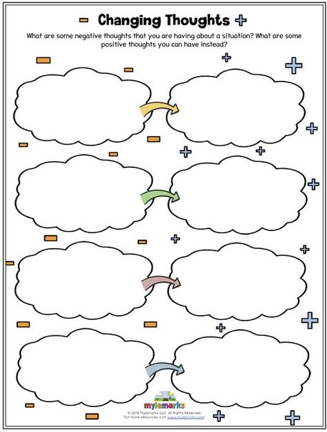 Changing Thoughts Worksheet, Thought Stopping Worksheet, Thoughts Vs Feelings Worksheet, Changing Negative Thoughts To Positive Worksheet, Reframing Negative Thoughts Worksheet, Mindfulness For Kids Free Printables, Cbt Therapy Worksheets For Teens, Mental Health For Kids Activities, Dbt Skills Worksheets For Teens