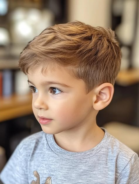 Asian Kid Haircut Boy, Short On Sides Long On Top Boys Haircut, Hảir Style Boys Kids, Curly Hair Cut For Kids Boy, Preschool Boys Haircut, Boys Winter Haircuts, Trendy Little Boy Haircuts, Longer Hair Boys Haircuts, Two Year Old Haircut Boy