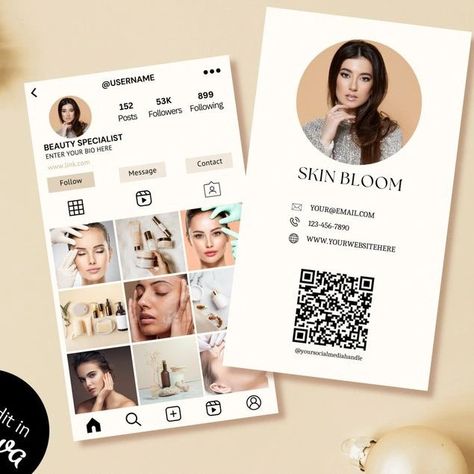 Fashion business cards