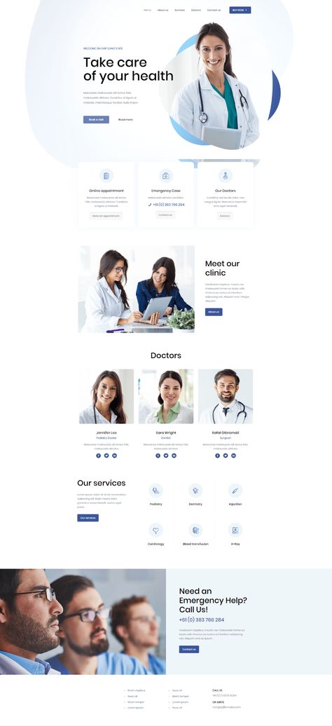 I will design a modern health or medical website on Behance Medical Projects, Medical Websites, Medical Website, Medical Website Design, Medical Logo Design, Ui Design Website, Medical Logo, Web Project, Medical Office