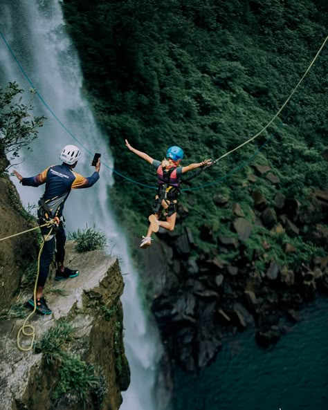 Exciting news! 🎉 @thebucketlistfamily joined us for an epic adventure at the Marvel Sri Lanka Rope Jumping event at Lakshapana Waterfall...! 🌍🤩 Check out how this collaboration is making waves in Sri Lankan adventure tourism. We’re proud to share a significant milestone in Sri Lankan adventure tourism! 🌟 The Bucket List Family, known for their remarkable global travels, joined forces with Marvel Sri Lanka for a memorable rope jumping event at the stunning Lakshapana Waterfall. 🌍 Catch the... High Ropes Course Adventure, Vision Board Adventure, Adventure Vision Board, Adventures Activities, Vision Board Family, Funny Bucket List, Adventurous Aesthetic, Adventures Aesthetic, Crazy Experiences