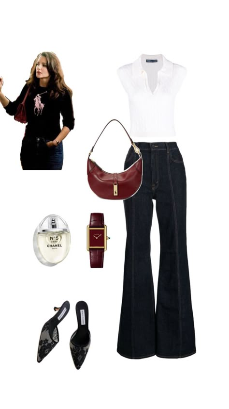 Charlotte York Style, Estilo Rachel Green, Chic Outfits Winter, Nirvana T Shirt, Charlotte York, University Outfit, London Outfit, Corporate Outfits, Work Fits