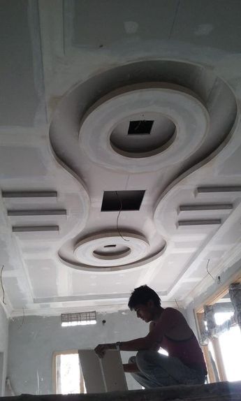 False Ceiling For Hall, Simple False Ceiling, Plaster Ceiling Design, Pop Design For Hall, Drawing Room Ceiling Design, Room Ceiling Design, Simple False Ceiling Design, Gypsum Ceiling Design, False Ceiling Ideas