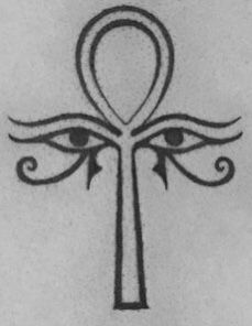 Ankh And Eye Of Thoth Tattoo, Unique Ankh Tattoo, Eye Of Horus Back Tattoo, Power Love Sound Mind Tattoo, Ankh Face Tattoo, Ahnk Symbol Art, Hand Tattoos Masculine, Egyptian Inspired Tattoos, Anhk Tattoos Men