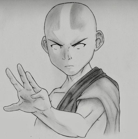 Avatar Aang Drawing, Avatar Drawing, Arte Nerd, رورونوا زورو, Keeping Busy, The Last Airbender Art, Last Airbender Art, Make Avatar, Avatar The Last Airbender Art