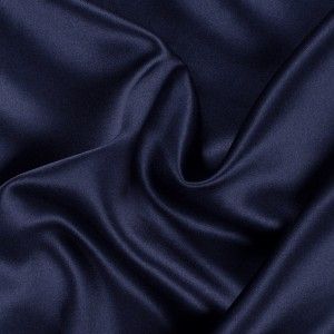 Navy Silk Crepe Back Satin Kids Robes, Silk Satin Fabric, Mood Fabrics, Bridal Fabric, Floral Robes, Navy Blue Fabric, Navy Fabric, Wedding Fabric, Luxury Silk