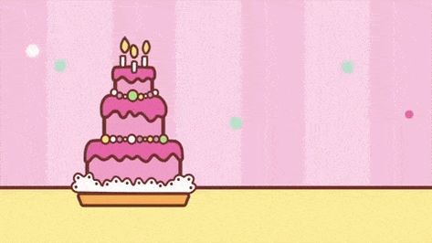 Sanrio Happy Birthday Gif, Happy Birthday Hello Kitty Gif, Bday Stickers, Happy Birthday Hello Kitty, Hello Kitty Happy Birthday, Birthday Hello Kitty, Happy Birthday Grandma, Funny Happy Birthday Wishes, Pink Happy Birthday