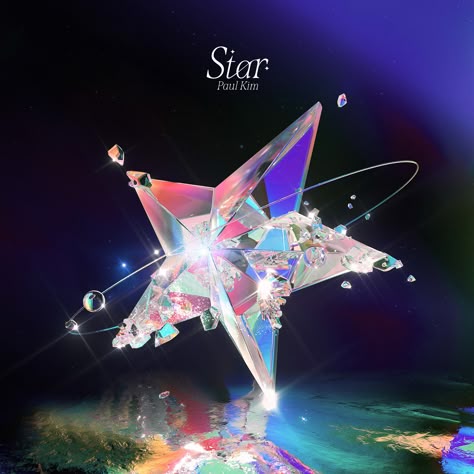 Paul Kim - Star (3rd Mini Album) Albumcover Artwork on Behance Paul Kim, Whatsapp Theme, Album Cover Ideas, Desain Buklet, Png Pack, Album Art Design, Pola Kristik, Album Ideas, Album Cover Design