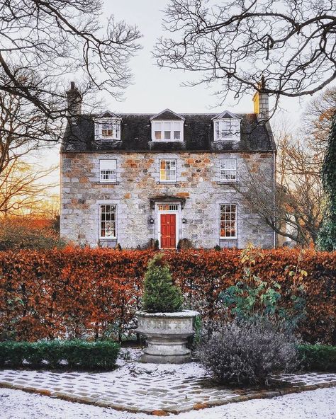 Jade 🍂 (@autumnwinterdreamhouse) • Instagram photos and videos Best Of Scotland, Frosty Morning, Ivy House, Scotland Highlands, Sun Rises, Instagram Travel, Cabin In The Woods, English House, Stone Houses