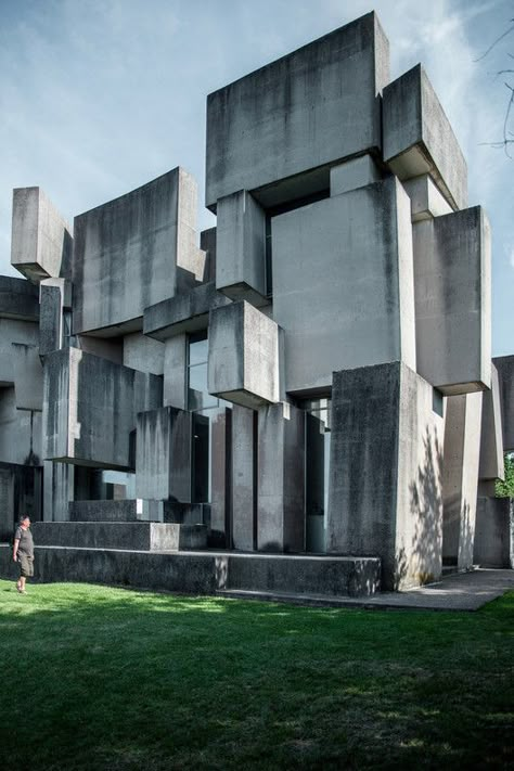 Ergo Proxy Aesthetic, Proxy Aesthetic, Random Architecture, Brutal Architecture, Architecture Brutalism, Landscape And Urbanism Architecture, Brutalism Architecture, Brutalist Buildings, Concrete Architecture