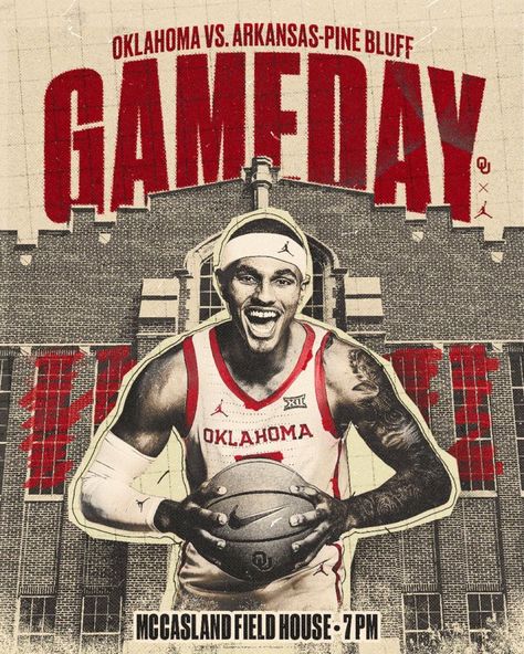 Graphic Design Posters Sports, Vintage Sport Poster, Basketball Commitment Graphic, College Basketball Graphics, Retro Sports Graphics, Retro Sports Poster, Retro Sports Design, Graphic Design Sports, Sports Design Layout