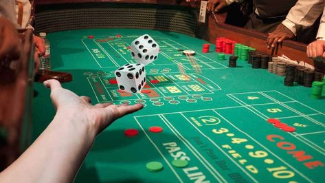 Play Craps – When the dice are “hot”, Craps is a fast-moving game, and you can often find lots of players eager to try out their luck at a dice… Vegas Style, Gambling Games, Craps, Quilt Guild, Dice Games, Fast Moving, Main Game, Management Skills, Poker Table