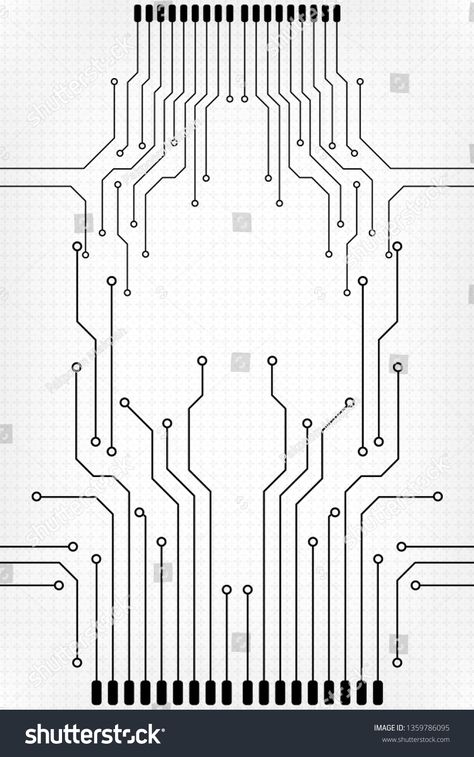 Circuit Board Technology Information Pattern Concept Vector Background. Grayscale Color Abstract PCB Trace Data Infographic Design Illustration. #Ad , #SPONSORED, #Concept#Pattern#Background#Vector Information Technology Tattoo, Circuit Board Pattern, Accounting Office Design, Mecha Tattoo, Circuit Tattoo, Circuit Pattern, Periodic Table Words, Electric Pattern, Circuit Board Art