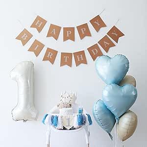 Birthday Party Balloon Set with Banners and Heart-Shaped Balloons Baby Boy 1st birthday party, first birthday decor, decorations kit Boys balloons Birthday Party Blue balloon First birthday decor set First Birthday Boy Decorations Ideas, Balloon First Birthday Party, Kraft Paper Banner, First Birthday Decorations Boy, Happy Birthday 13, Birthday Party Blue, Balloon Heart, First Birthday Decor, Blue Decorations