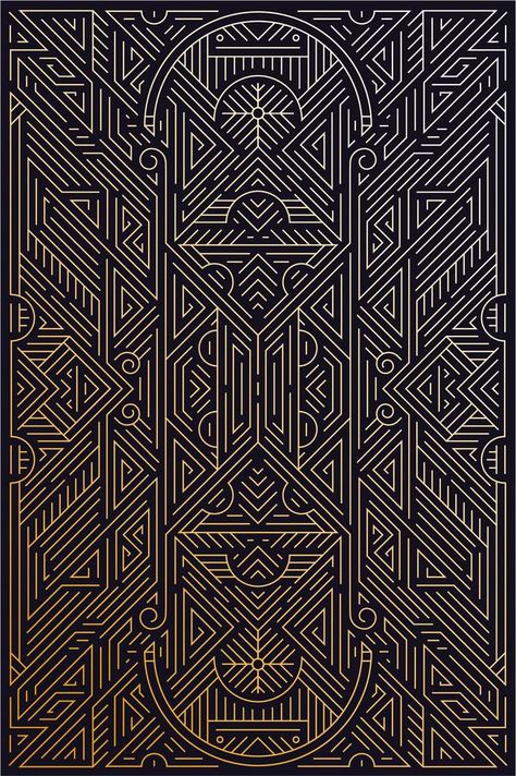 Geometric patterns drawing