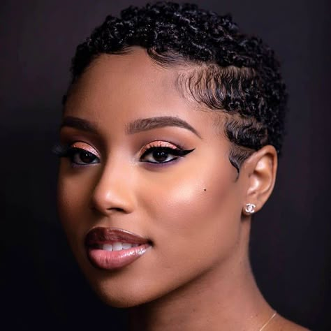 If you’re a black female you probably know how hard and tricky it can be to maintain your hair and take care of your locks. This is why a ton of women... Low Cut Hairstyles, Natural Hair Haircuts, Natural Haircuts, Short Natural Haircuts, Short Natural Curly Hair, Shaved Hairstyles, Short Shaved Hairstyles, Natural Hair Short, Hair Short Cuts