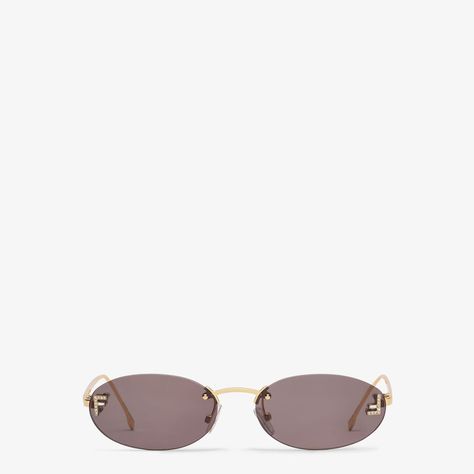 Fendi First Crystal - Fashion Show sunglasses | Fendi Fendi Oval Sunglasses, Fendi Sunglasses Women, Fendi First, Fendi Logo Design, Fendi Store, Outfit Links, Delfina Delettrez, Fashion Staples, Rhinestone High Heels