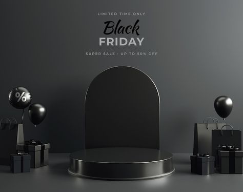 Podium Design, Black Friday Banner, Black Friday Offer, Different Backgrounds, Webpage Design, Instagram Ideas Post, Work Design, Super Sale, Instagram Ideas