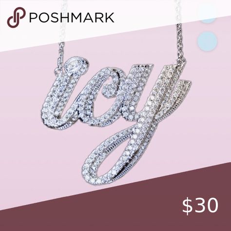 Saweetie Icy necklace Icy Necklace, Shop Necklaces, Dog Tag Necklace, A Year, The Box, Converse, Brand New, Jewelry Watches, Plus Fashion