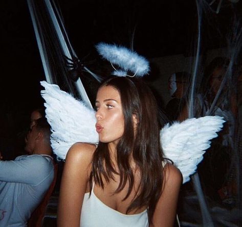 ATHENA on Twitter: "girls are angels… " Angel Wings, A Woman, Angel, Halloween, White