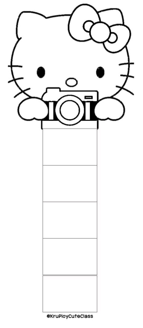 Diy Hello Kitty, Kitty Crafts, Images Hello Kitty, Hello Kitty Colouring Pages, Hello Kitty Printables, Hello Kitty Crafts, Kitty Coloring, Memo Paper, Hello Kitty Coloring