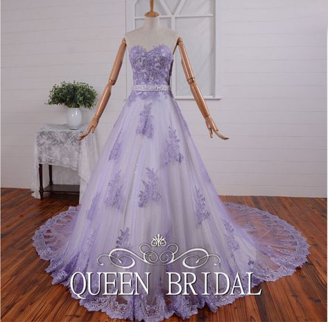 Cheap gown evening dress, Buy Quality dress watches directly from China gown sleeve Suppliers: 	Custom Made Ball Gown Sweetheart Lace Tulle Woman Arabic Wedding Gowns Dubai Lavender Bridal Dress	  		Note	1.The White And Purple Wedding Dress, Lavender Wedding Dress, Long Bridal Gown, Purple Wedding Dress, Cheap Gowns, Lace Applique Wedding Dress, Applique Wedding, Lavender Dresses, Sweetheart Wedding Dress