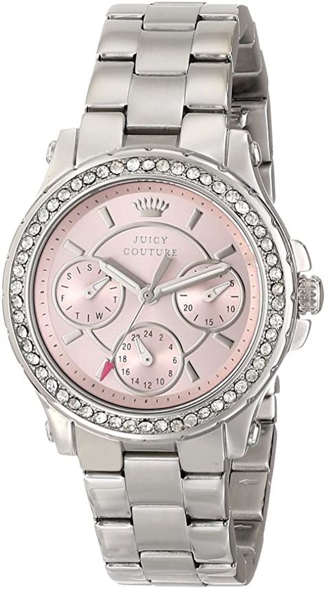 Juicy Couture Watch, Bezel Watch, Bedroom Tv, Cute Watches, Jewelry Organizers, Crystal Watches, Ladies Watches, What Time Is It, What Time Is