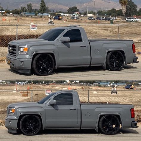 STREET TRUCKS en Instagram: “Double Tap Be Active!💯 Owner: @saul__iest 🦏 Follow My Page: @TruckCityOfficial Website: www.BerzerkArmory.com - #StreetTrucks…” Takuache Truck, Gmc Sierra Single Cab, Low Trucks, Single Cab Trucks, Chevy Diesel Trucks, Chevy Trucks Silverado, Lowrider Trucks, Dropped Trucks, Lowered Trucks