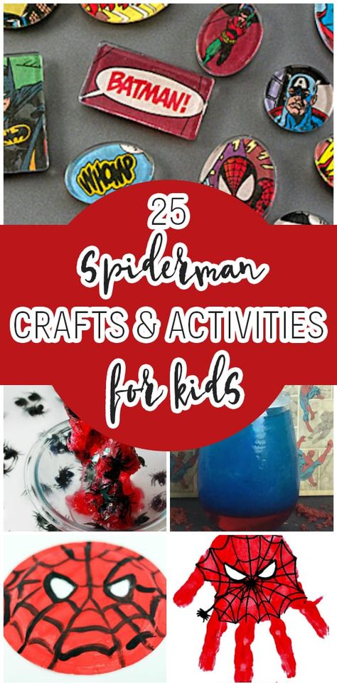 Find your inner superhero and get out your craft supplies! Your kids will love creating all of these Spiderman craft ideas. Spiderman Scavenger Hunt, Spiderman Activities Preschool, Spider Man Arts And Crafts, Spidey And His Amazing Friends Crafts, Superhero Ideas Art, Spider Man Birthday Games Activities, Spiderman Party Activities, Spidey And His Amazing Friends Birthday Activities, Spider Man Activities