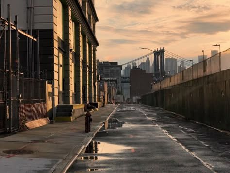 Eric Van Nynatten, Golden Hour City, Light Library, New York City Streets, After School Nana, City Sketches, City Reference, City Street View, City Environment