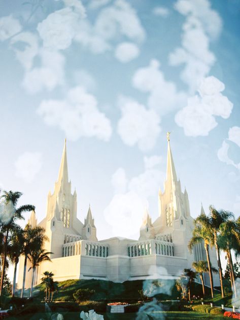 Modern Temple, San Diego Temple, Temple Photo, Elegant Wedding Themes, Kodak Portra 400, Medium Format Film, Temple Art, Lds Temple, Lds Temples