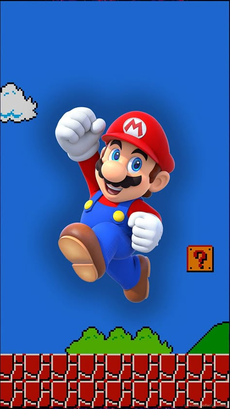 Mario Movie Wallpaper, Super Mario Bros Wallpaper, Mario Bros Wallpaper, Atrapasueños Tattoo, Game Mario Bros, Mario Wallpaper, Mario Smash, Mario Video Game, Super Mario Run