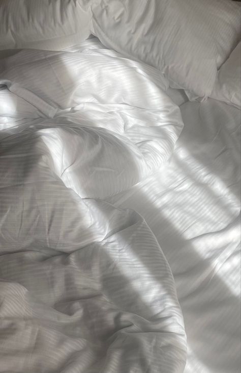 messy white sheets aesthetic - cmbyn vibes Under Sheets Photography, White Sheets Aesthetic, Sheets Aesthetic, White Bed Sheets, White Sheets, White Bedding, Bed Sheets, Wallpapers, Bed