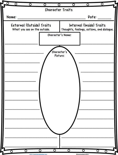 Character Traits Worksheet.pdf Character Traits Worksheet, Teaching Character Traits, Character Trait Worksheets, Character Web, Character Worksheets, Teaching Character, Lesson Activities, Third Grade Reading, 4th Grade Reading