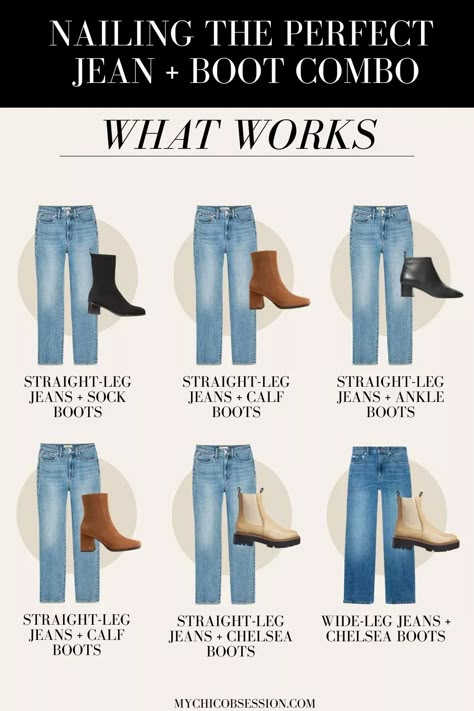 Mid Winter Outfits, Fall Jeans And Boots Outfits, Boot Leg Jeans Outfit, Outfits With Mid Calf Boots, How To Wear Booties With Jeans, Outfits With Ankle Boots, Ankle Jeans Outfit, Calf Boots Outfit, Jeans Boots Outfit