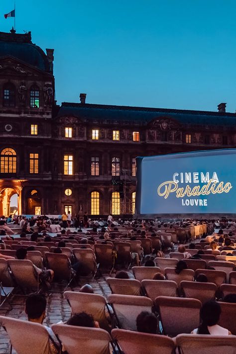 Open Cinema, Festival Cinema, Paris Bucket List, Open Air Cinema, France Fashion, Rooftop Party, Outdoor Cinema, France Culture, Visit France