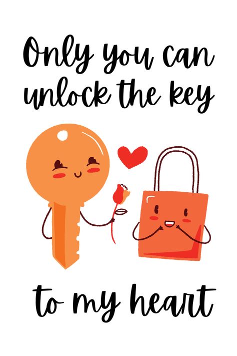 This design features a Cute Unlock My Heart - Valentines Day & Couple Lovers. Perfect gift for Valentine's Day, romantic couples and lovers. This will surely spark love, happiness and appreciation if given to your partner or loved ones. Stickers For Couples, Custom Kids Clothes, Cheesy Lines, Good Evening Messages, The Key To My Heart, Sweetheart Quotes, Love My Husband Quotes, Together Quotes, Classroom Quotes